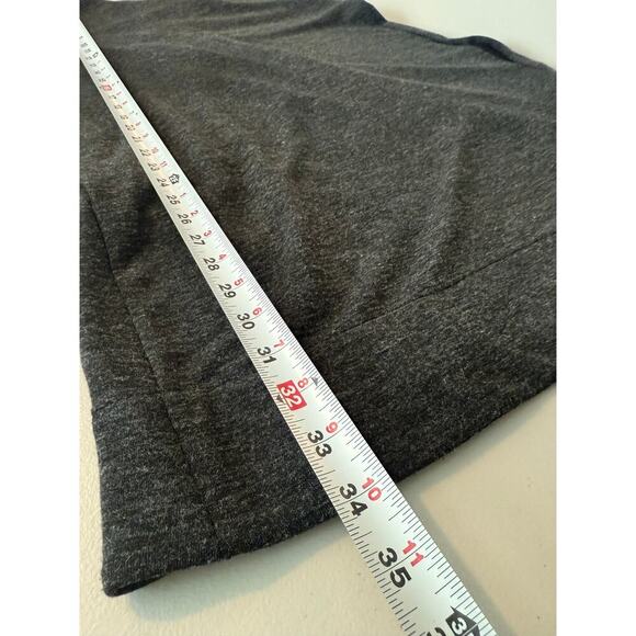 Adrienne Flare Dress with Pockets Gray tailored in back Size L - Picture 3 of 6